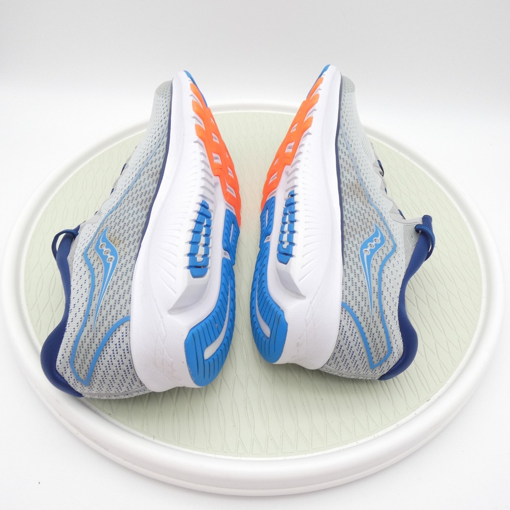 Saucony Ride ISO 2 Mens Running Shoes Grey Blue S20514-1 Size 12.5 - Picture 7 of 10